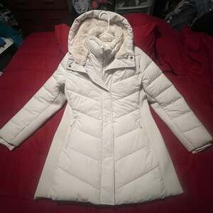 Calvin Klein Women's Outerwear coat, Barley, X-Large : Clothing, Shoes & Jewelry